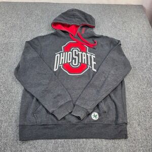 Ohio State Buckeyes Varsity Authentic Apparel Gray‎ Pullover Hoodie - Size L